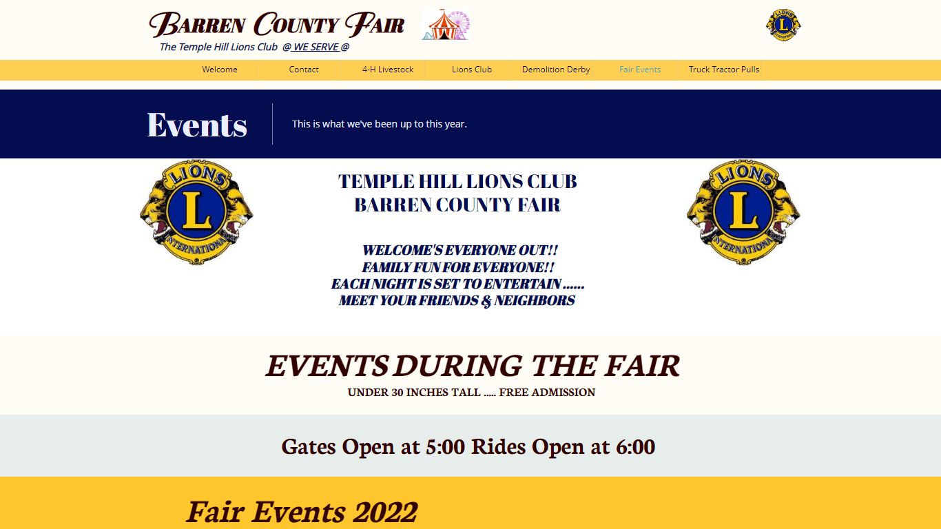 EVENTS - Barren County Fair